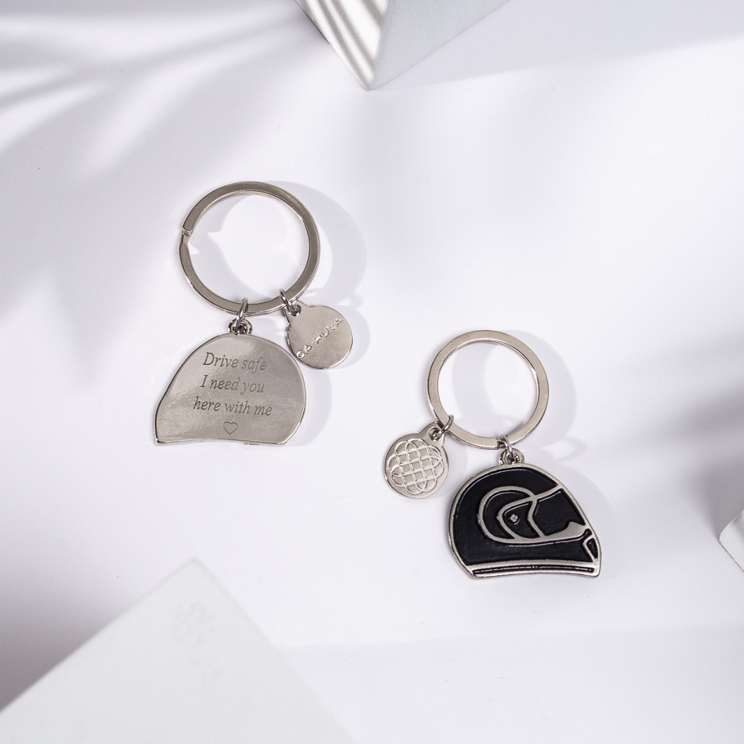 CAHUVA Llavero casco motociclista